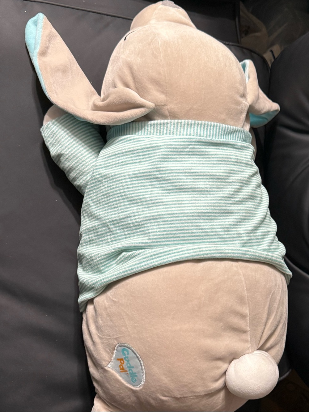 Kids Preferred Cuddle Pals Brown Bunny Plush Striped Shirt